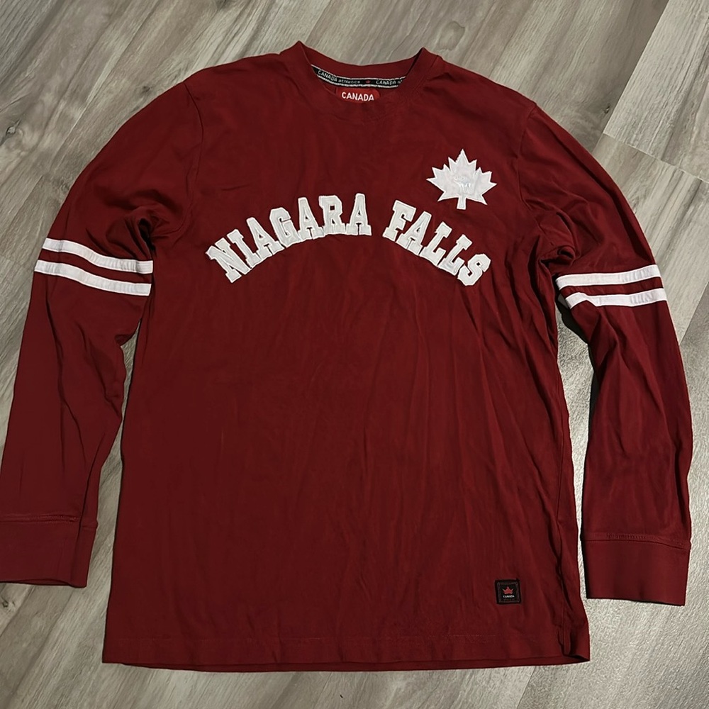 Canada Athletics Niagara Falls Unisex Long‎ Sleeve Tee Size M